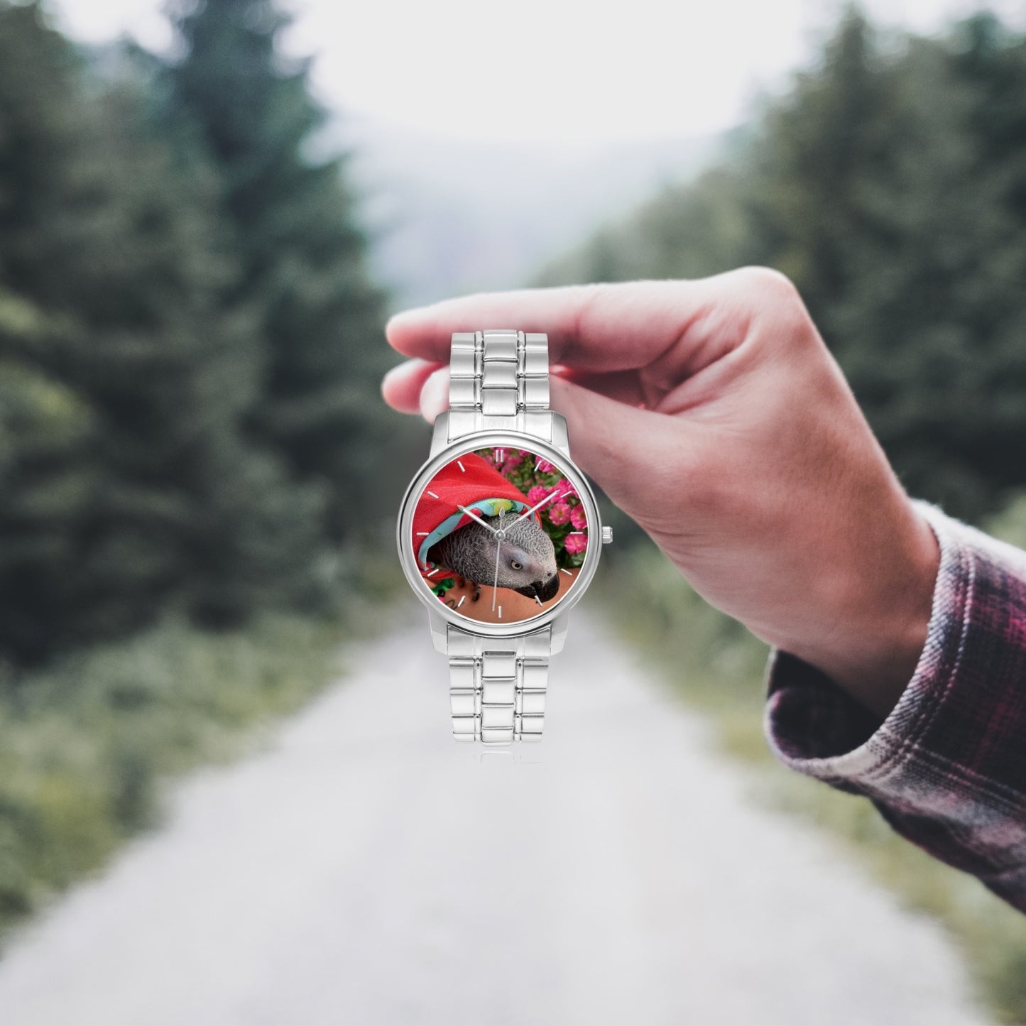 154. Louis Folding Clasp Type Stainless Steel Quartz Watch (With Indicators)